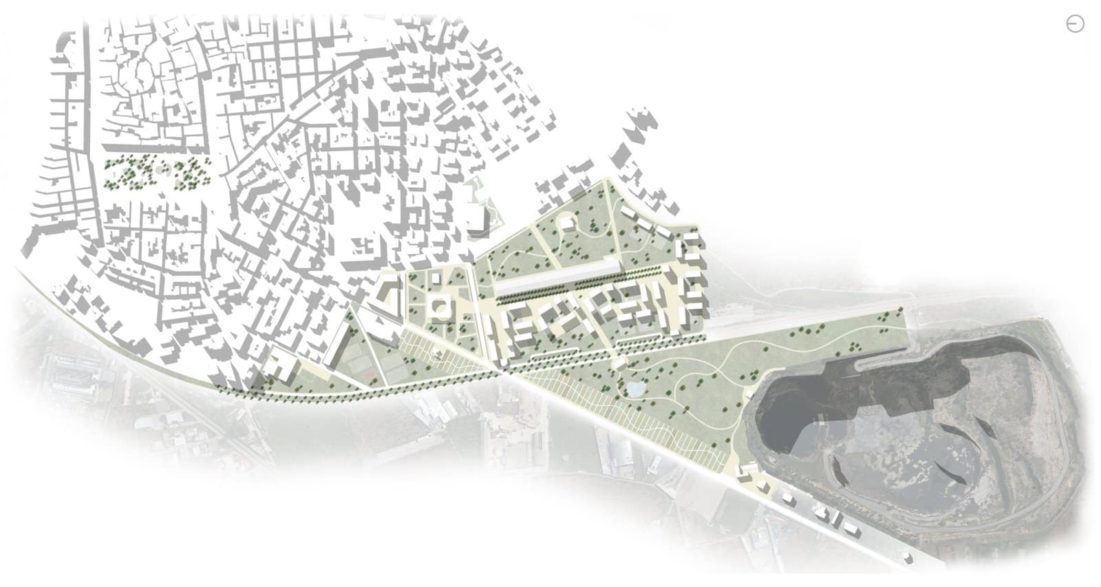 Gianluca Gnisci project urban regeneration "ex cementeria" area modugno