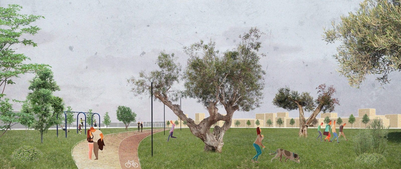 Gianluca Gnisci project urban regeneration "ex cementeria" area modugno