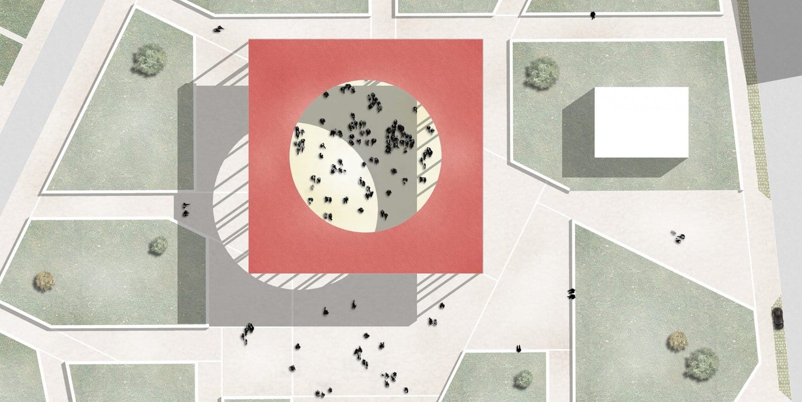 Gianluca Gnisci project urban regeneration "ex cementeria" area modugno